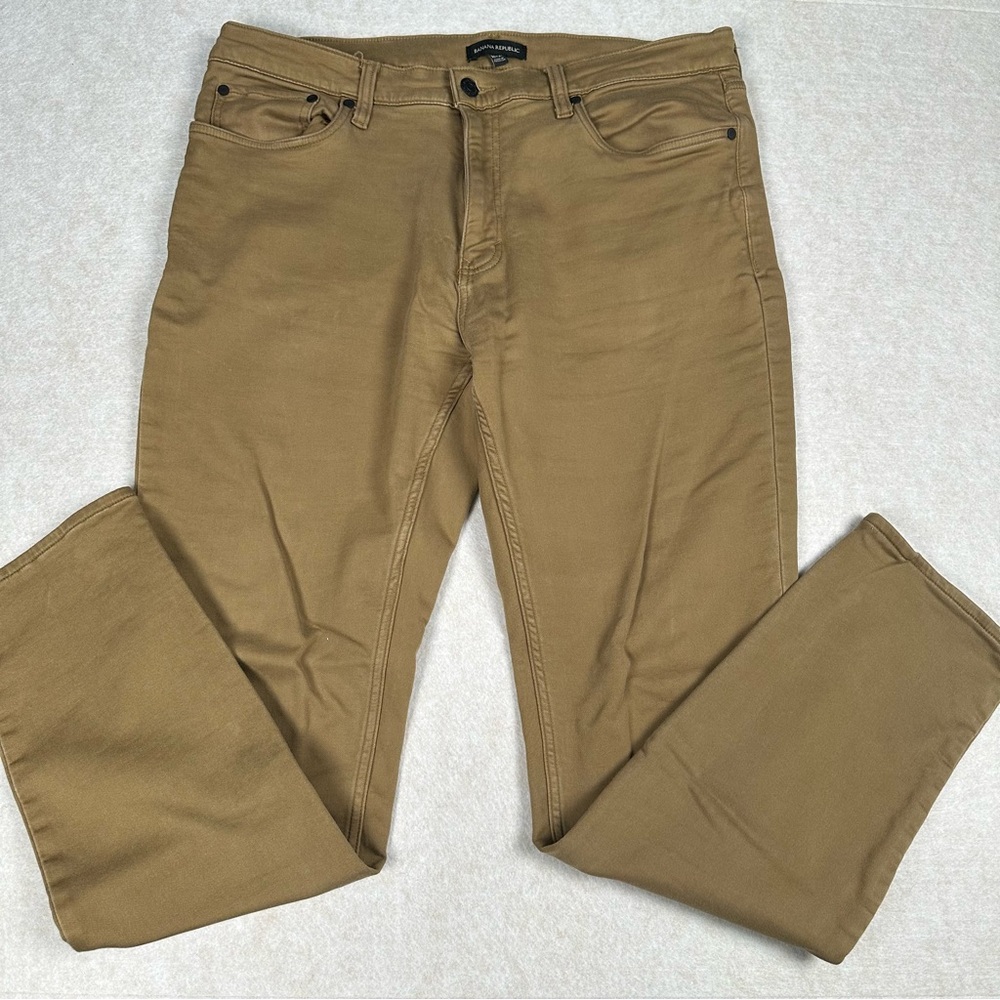 Banana Republic Men’s 5 Pocket Pant Stretch Cotton Blend Slim Straight 36/34